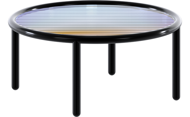 Black Helix Coffee Table